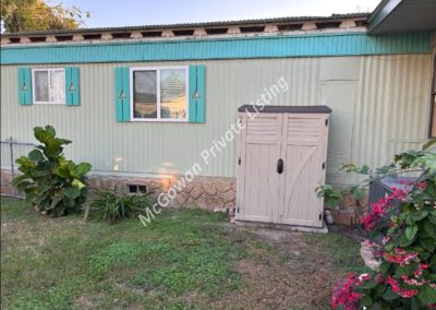 rear exterior also showing double roof